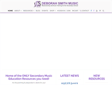 Tablet Screenshot of dsmusic.com.au